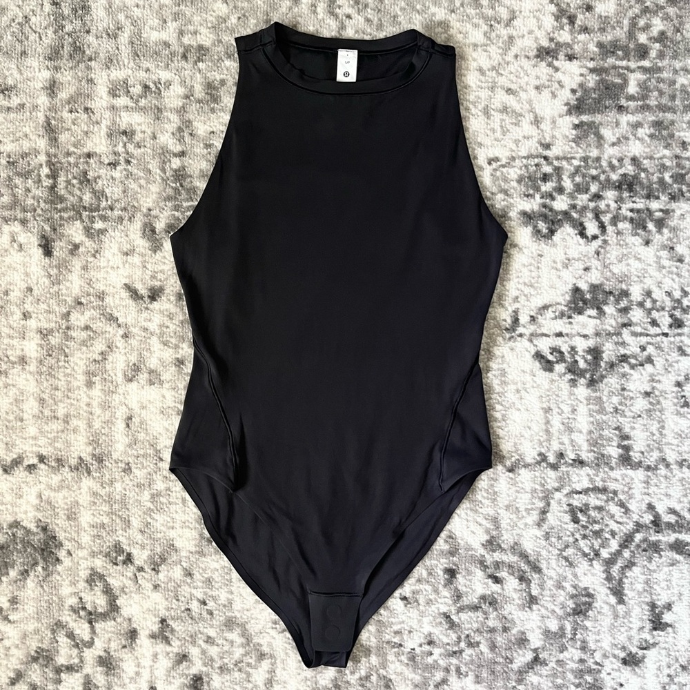 Lululemon Wundermost Ultra-Soft Nulu High-Neck Sleeveless Bodysuit